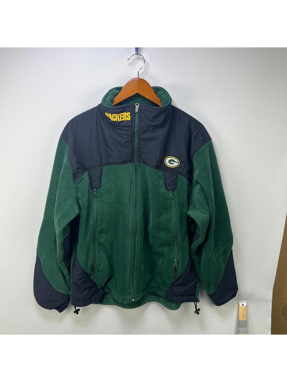 Vintage Green Bay Packers Denali Fleece Jacket Large